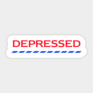 Depressedco Sticker